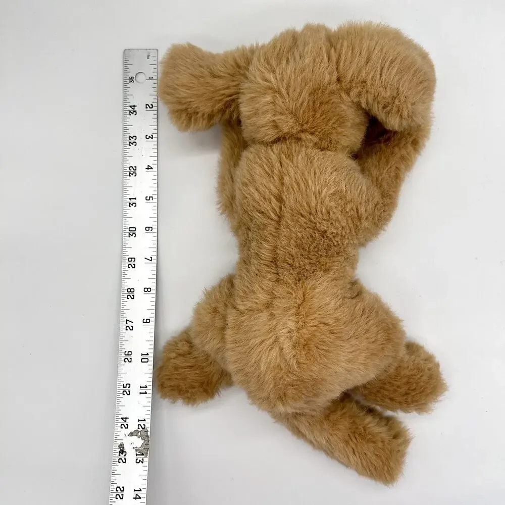Vintage Gund Muttsy Dog Stuffed Animal Puppy 1985 80's Brown Plush Toy